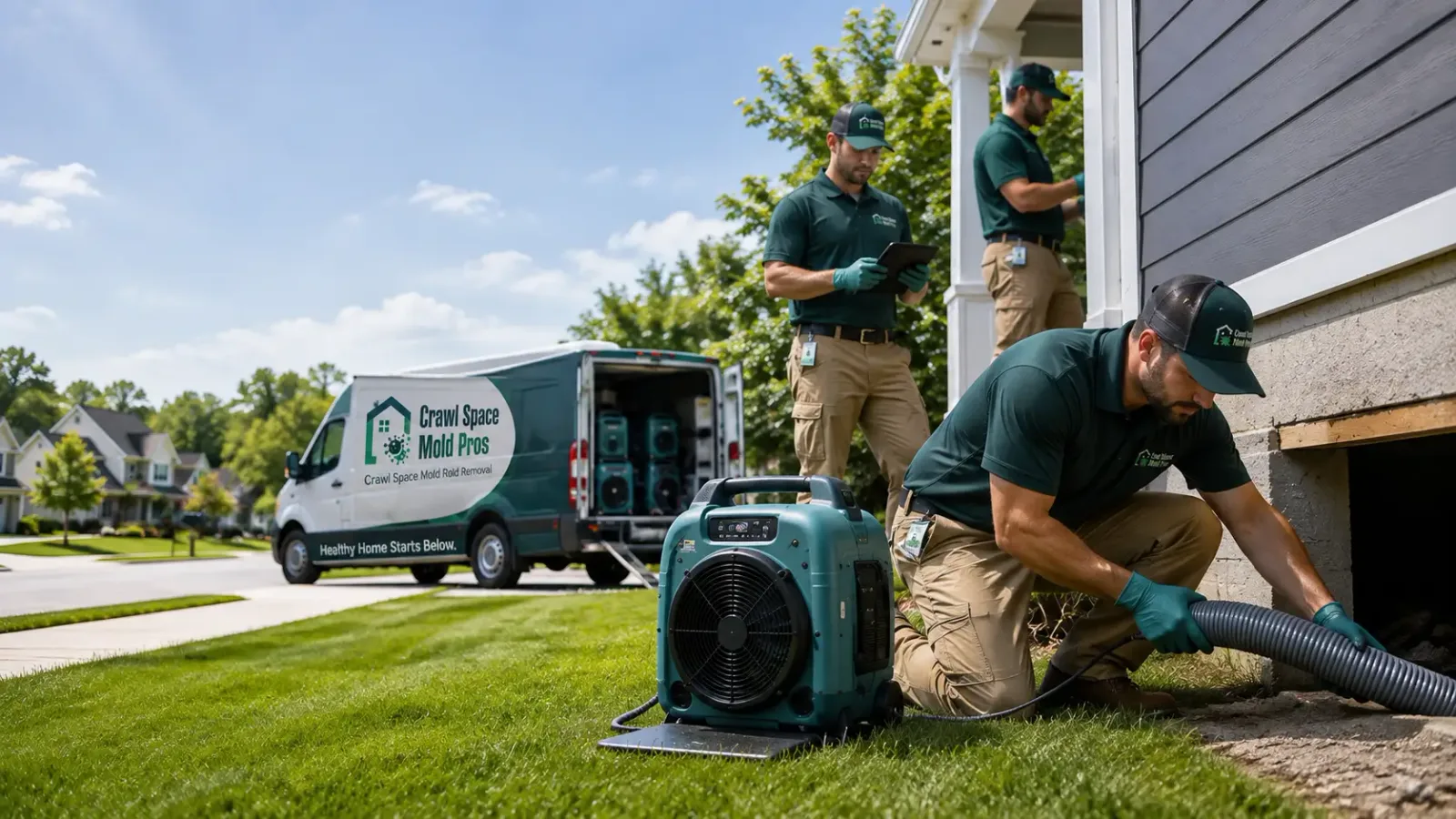 Crawl Space Mold Removal in Roslyn Heights, NY